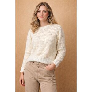 Authentic St John’s Bay pulloverChunky Knit grandmacore Sweater – Size Large VTG